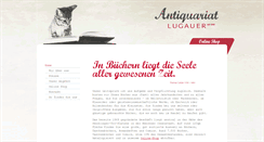 Desktop Screenshot of antiquariat-lugauer.de